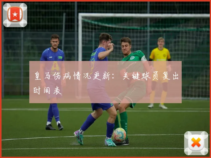 皇马伤病情况更新:关键球员复出时间表